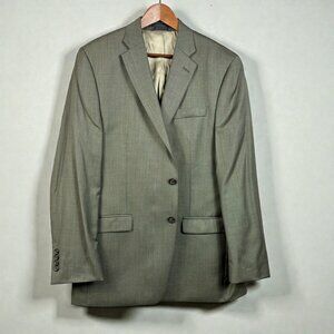 Lauren Ralph Lauren 44L Wool Sport Coat Blazer Green 2 Button Sport Jacket